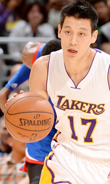 Jeremy Lin's season-high 29 points help Lakers beat 76ers